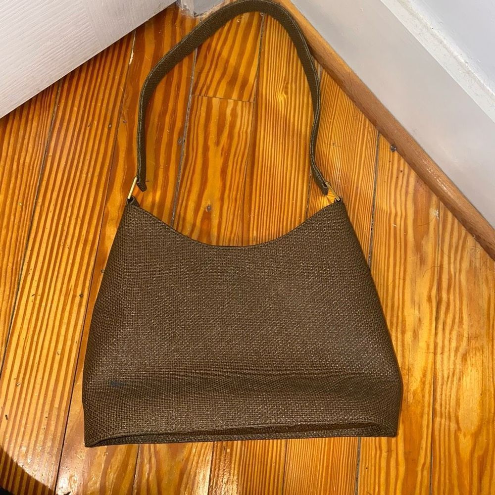 Preston & York NWOT Office Brown Woven Shoulder Bag Purse